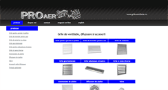 Desktop Screenshot of grileventilatie.ro